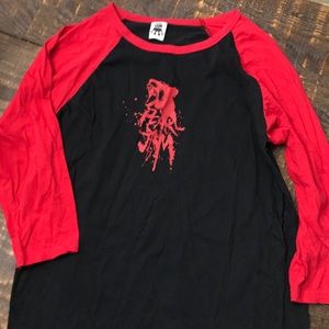 Pearl Jam ~ 3/4 longsleeve jersey Tee